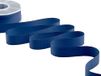 Furlanis - Decoratieve gros grain, band caneté, Italiaanse stof - donkerblauw, 20 mm x 20 m
