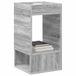 vidaXL Bijzettafel Grijs Sonoma Bewerkt Hout 30 x 30 x 56 cm