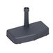 Greemotion Parasolstandaard - Beton & Kunststof Balkon Parasolstandaard - Antracietgrijs Balkon Parasolstandaard, 20kg, 25 x 50 x 9 cm