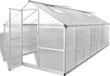 vidaXL Tuinkas 10,53 m² versterkt aluminium