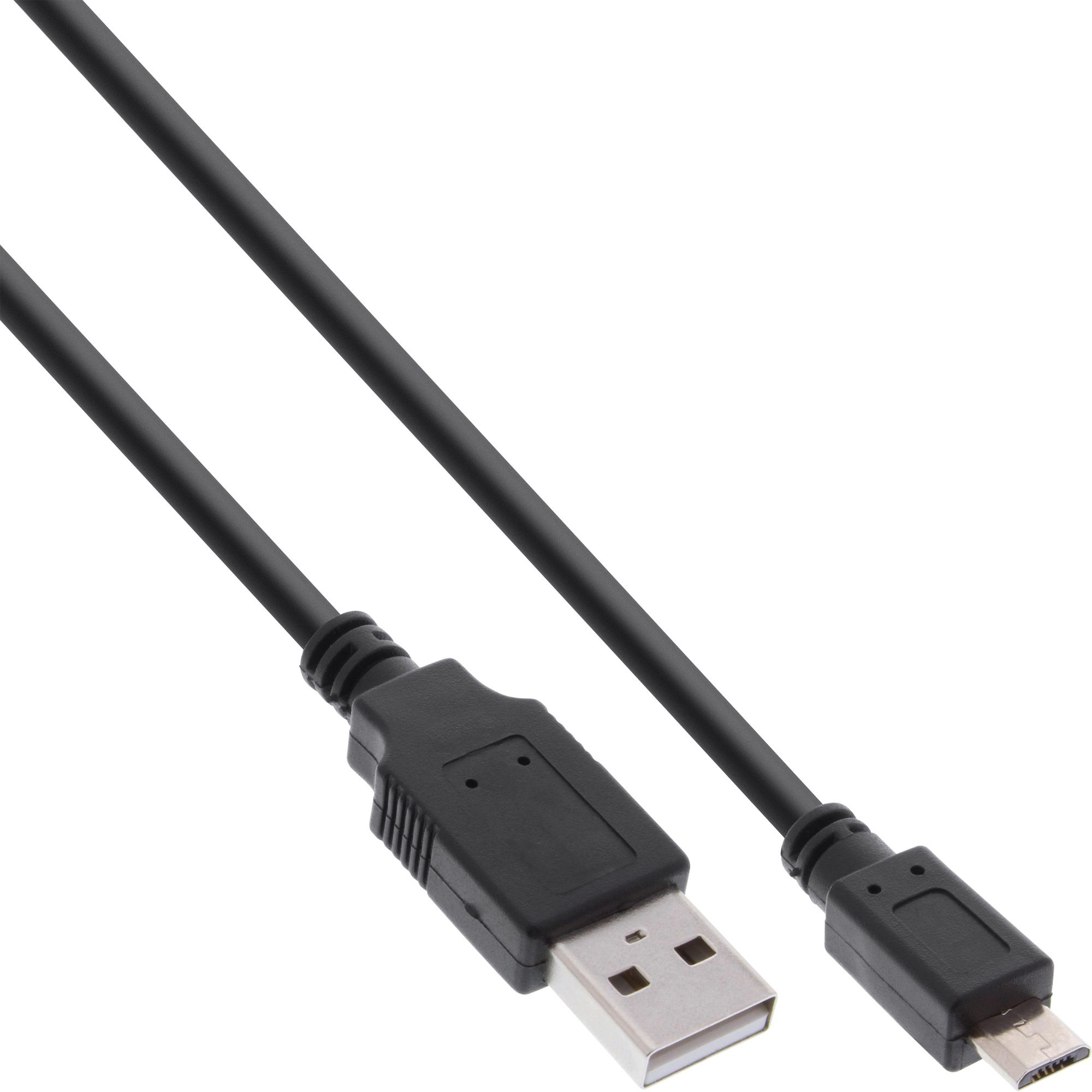 USB A/Micro-B USB Kabel - 1.5 m - Zwart