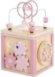 Small foot Houten Motor Vaardigheden Kubus Roze