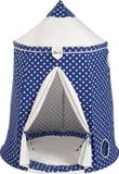 HOWA Speeltent Speelhuis Sammy wit / blauw met Vloermat 8502