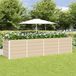 Maison Exclusive - Jardinière ivoire 320 x 80 x 75 cm en acier