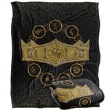 GAME OF THRONES HOUSE OF THE DRAGON Silky Touch Super zachte plaid 152 x 127 cm
