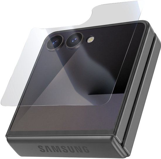 Force Case Screenprotector voor Samsung Galaxy Z Flip 7 - Gehard Glas, Transparant