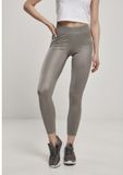 Urban Classics Imitation Leather Legging Dames M Grijs