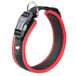 Ferplast Hondenhalsband GENIUS C25/65, reflecterend, ademend, verstelbaar, snelsluiting, magnetische sluiting, halsband voor grote honden, zachte voering, rood