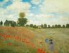 Claude Monet Mohnfeld bei Argenteuil 90x70cm Impression sur toile