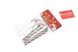 Nataluna Sticks rood/wit/groen, 12 cm, 4 stuks