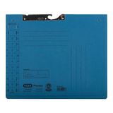 ELBA 100560080 pendelmappen 50 stuks per verpakking Ambachtelijke binding en sleufstansen in voordeksel 250 g/m² Manila-karton blauw