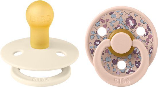 Bibs x Liberty Eloise Blush Mix 6-18 mnd 2 Stuks Fopspeen