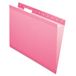 Pendaflex Versterkte hangende bestandsmappen, lettergrootte, roze, 1/5 knippen, 25/BX (4152 1/5 PIN)