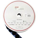 FASTECH® Velcro point – For sticking Hotmelt Loop part – (Ø) 35 mm Black 5 m