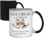 Cadeau voor collega's, raak mijn koffie aan en ik slaat je | mok cadeau voor collega op het werk | cadeau-idee voor collega humor (magisch)