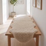 Sheepskin House Dubbele Nieuw-Zeelandse Schapenvacht Curly Kortharig 170x60 cm
