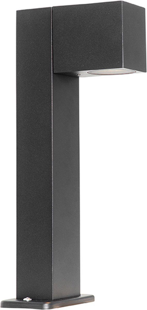 QAZQA Baleno - Industriele Staande Buitenlamp - Zwart - H 35 cm