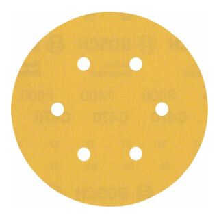 Bosch Expert C470 - Schuurpapier - 150 mm - 6 gaten - G400 - 50 stuks