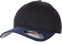 Flexfit Urban Classics Wooly Combed 2-Tone Flexfit Pet L/XL Zwart/Blauw