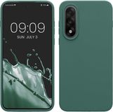 kwmobile telefoonhoesje geschikt voor OnePlus Nord 5 - Hoesje met siliconen coating - Smartphone case in dennengroen