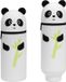 Panda Kawaii trousse scolaire blanc