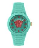 Versace V-Pop VE5S00426 Horloge - Siliconen - Groen - Ø 34 mm
