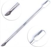 Okado Bokkenpootje RVS 13 cm – Cuticle Pusher met Hoefvorm en Punt – Nagelriemduwer voor Manicure en Nagelreiniging