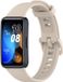 By Qubix - Siliconen bandje met gesp - Beige - geschikt voor Huawei Band 10 / 9 / 8