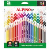 Alpino - Etui met 24 extra dekkende kleurpotloden