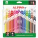 Alpino - Etui met 24 extra dekkende kleurpotloden