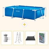 Intex Rechthoekig Frame Zwembad - 300 x 200 x 75 cm - Blauw
