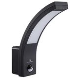 Maclean MCE244 LED lamp met bewegingssensor PIR, 10W, IP54, 750lm, neutraal wit (4000K) zwart