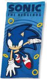 Sega Sonic handdoek blauw 70x140 cm