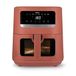 Tognana Iridea Luchtfriteuse 8L, dubbele weerstand, digitaal display, timer, 80-200°C, venster, 2000W, appelrood