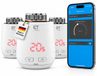 Zigbee Set van drie radiatorthermostaten, programmeerbaar, wit