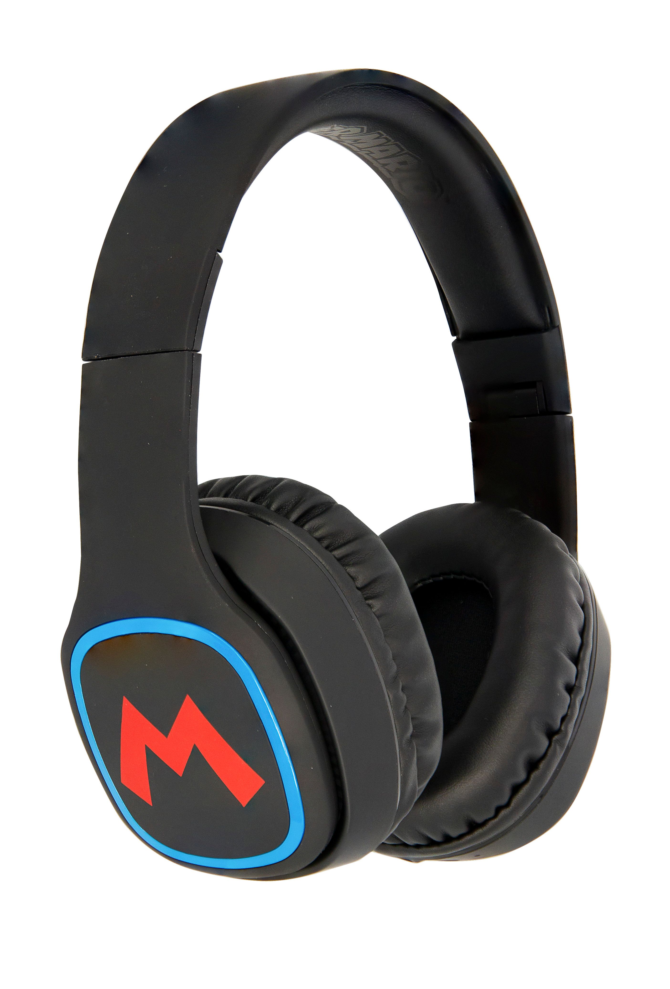 OTL Technologies Super Mario SM0698 - Bluetooth Hoofdtelefoon - Zwart/Blauw/Rood