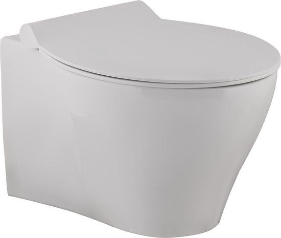 Boss & Wessing Volcano Wandcloset - Hangend - Wit - Soft-Close Toiletzitting