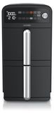 Arendo Heißluftfritteuse mit Doppelkorb, 11 Liter, Airfryer mit 2 übereinanderliegenden Kammern, 2400 W, 6 Programme, Drehknopf, Sync- und Match-Funktion, 2 Grillroste, BPA-frei
