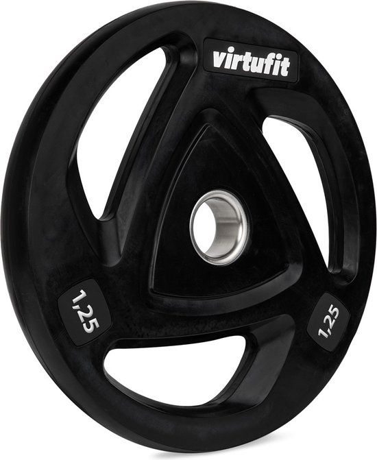 VirtuFit Olympische Rubberen Halterschijf - 1.25 kg - 50 mm