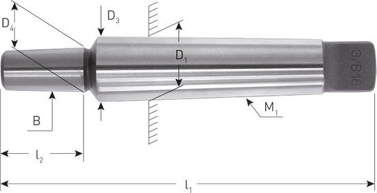 Rotec Boorhouderstift MK4 - B16 - 1804016