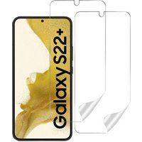 Phonillico® Plastic Screenprotector voor Samsung Galaxy S22 PLUS 5G [Pack 2] Ultradunne Antikrasbestendige Protector