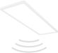 B.K.Licht Move - LED Plafondlamp - badkamerverlichting - IP44 - plafonniere met bewegingsmelder - 58 x 20 x 3 cm - wit