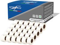 Aftertech 30 x 99017 12,5 x 51 mm rollen compatibele zelfklevende etiketten (220 etiketten/rol = 6600 in totaal) voor Dymo LabelWriter Seiko SLP etiketteermachines printer S0722460 30x99017
