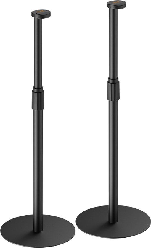 My Wall HS49L Luidsprekerstaander Vast, In hoogte verstelbaar Zwart 2 stuk(s)