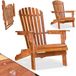 Casaria Adirondack Tuinstoel 2 Stuks - Acacia Hout - Inklapbaar