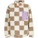 Sydney Sherpa Fleece marron damier pour femme Ours en peluche