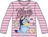 Nmfjona NAME IT Nmfjona Bluey LS NREG TOP BOX NOOS Sky Meisjes T-shirt Lange mouw Katoen Gestreept 122/128