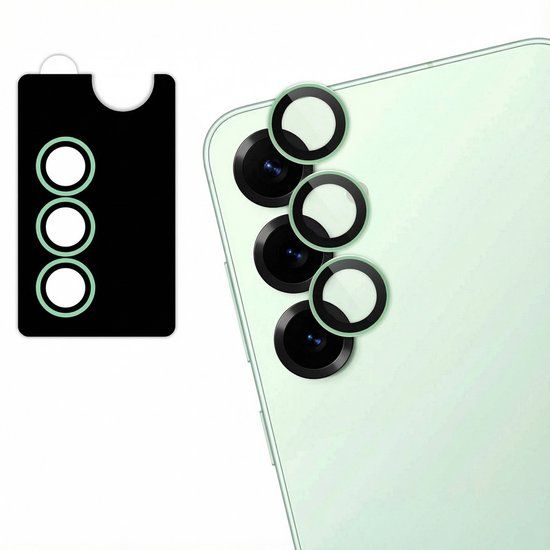 imoshion Camera Lens Protector - Geschikt voor Samsung Galaxy S25 - 2 Pack - Mint