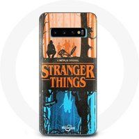 Maniacase Hoesje voor Samsung Galaxy S10 Stranger Things Friends Cover