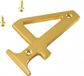 Amig Huisnummer 4 Gepolijst Messing 10 cm Goudkleurig